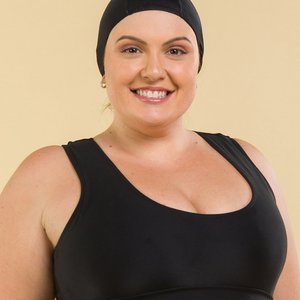 Touca de Natação Lycra Preto - Ilhas Rio