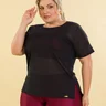 ce011 01 camiseta blusa fitness feminina allsizes plussize longa comprida tule preto ilhota ilhasrio 02