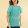 ce012 29 camiseta blusa fitness feminina allsizes plussize longa comprida arrastao furadinho verde azul ilhota ilhasrio 01