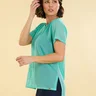 ce012 29 camiseta blusa fitness feminina allsizes plussize longa comprida arrastao furadinho verde azul ilhota ilhasrio 02