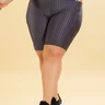l0038 06 bermuda shorts feminina fitness textura 3d ilhota ilhasrio 01