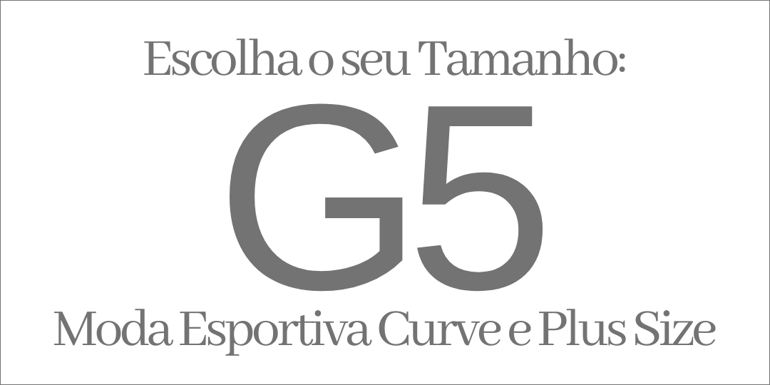 PLUS MODA ESPORTIVA TAMANHO G5